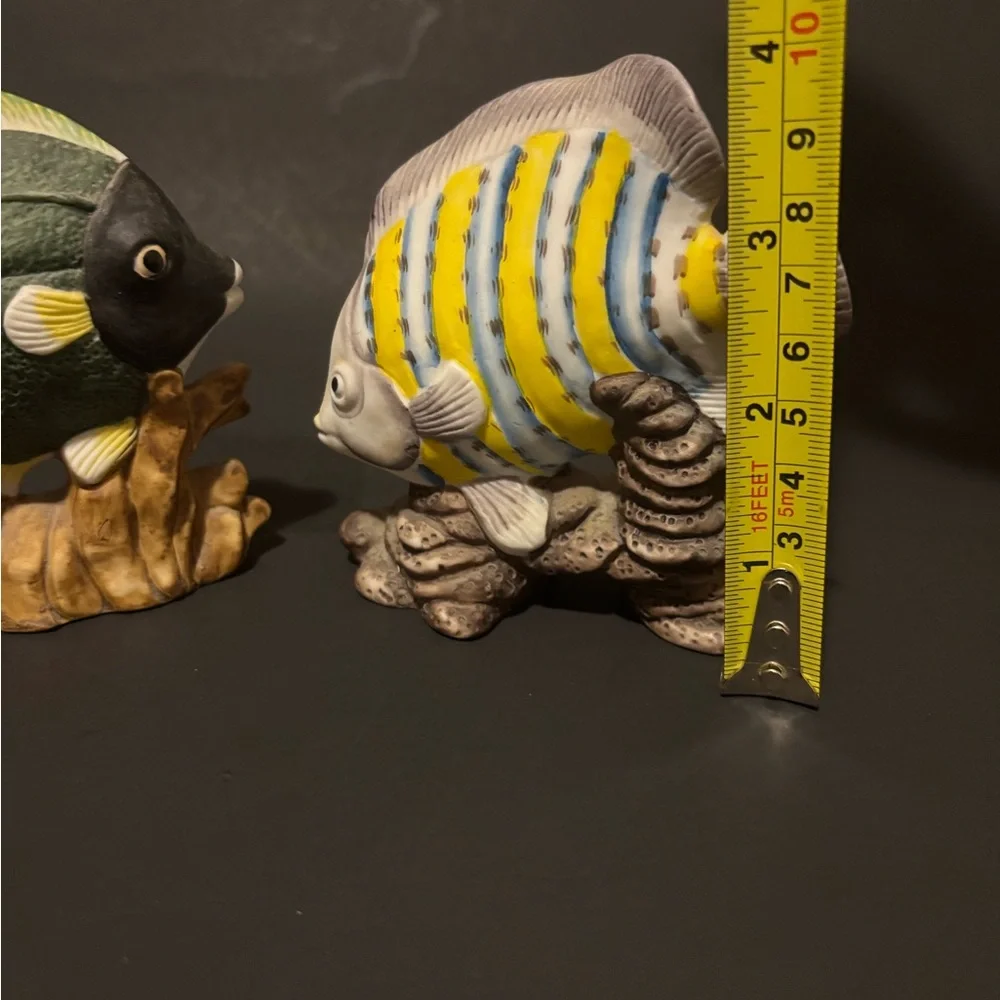 2 Fish Figurines Made in Taiwan